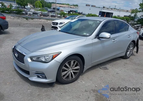 2015 Infiniti Q50 из США, поврежденный, VIN JN1BV7AR3FM397191